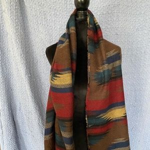 Southwestern Style Blanket Scarf